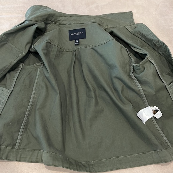 Banana Republic Flight Utility Crop Jacket Size XSP - Picture 7 of 10